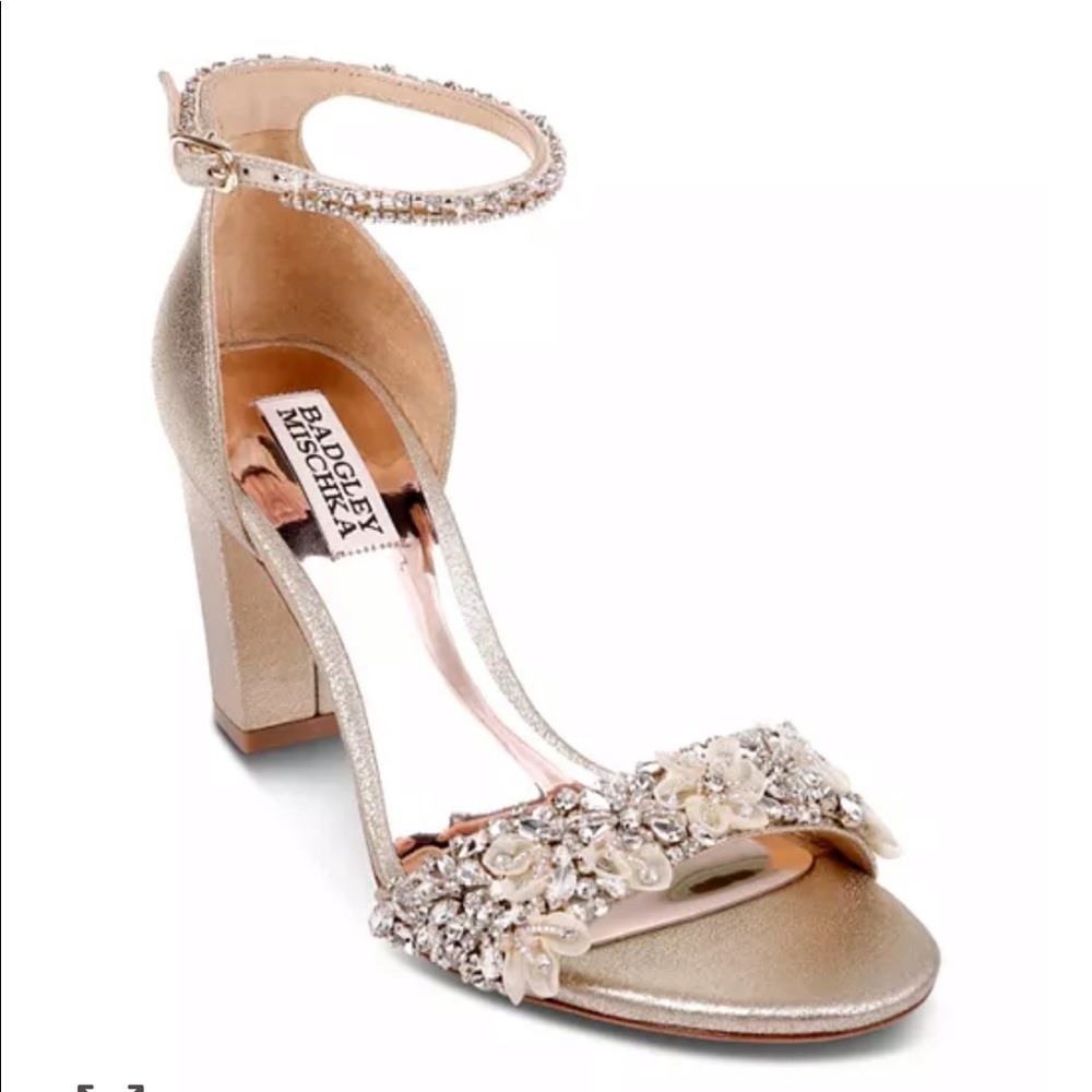 Badgley Mischka wedding shoes